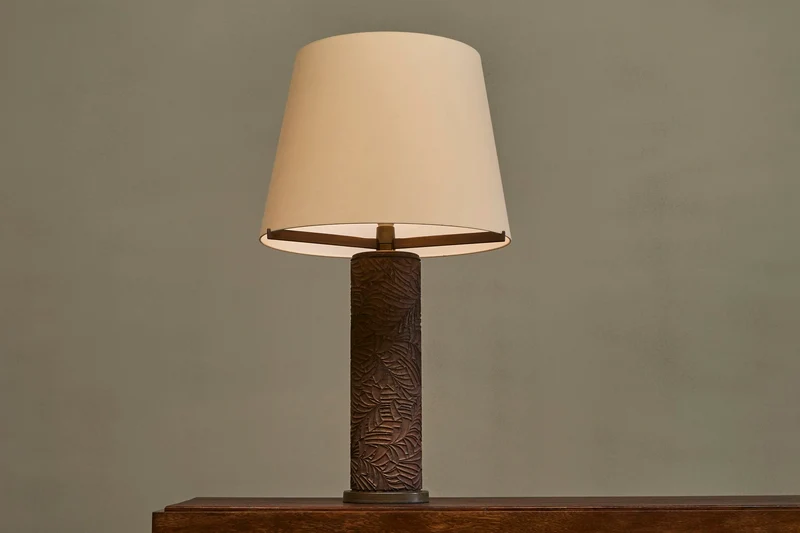 Vintage Antoine Callebaut Monumental Table Lamp in Patinated Bronze Belgium 1970s