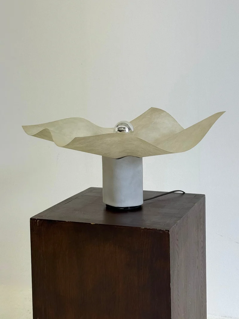 Vintage Area Ceramic Table Lamp by Mario Bellini for Artemide, 1970s