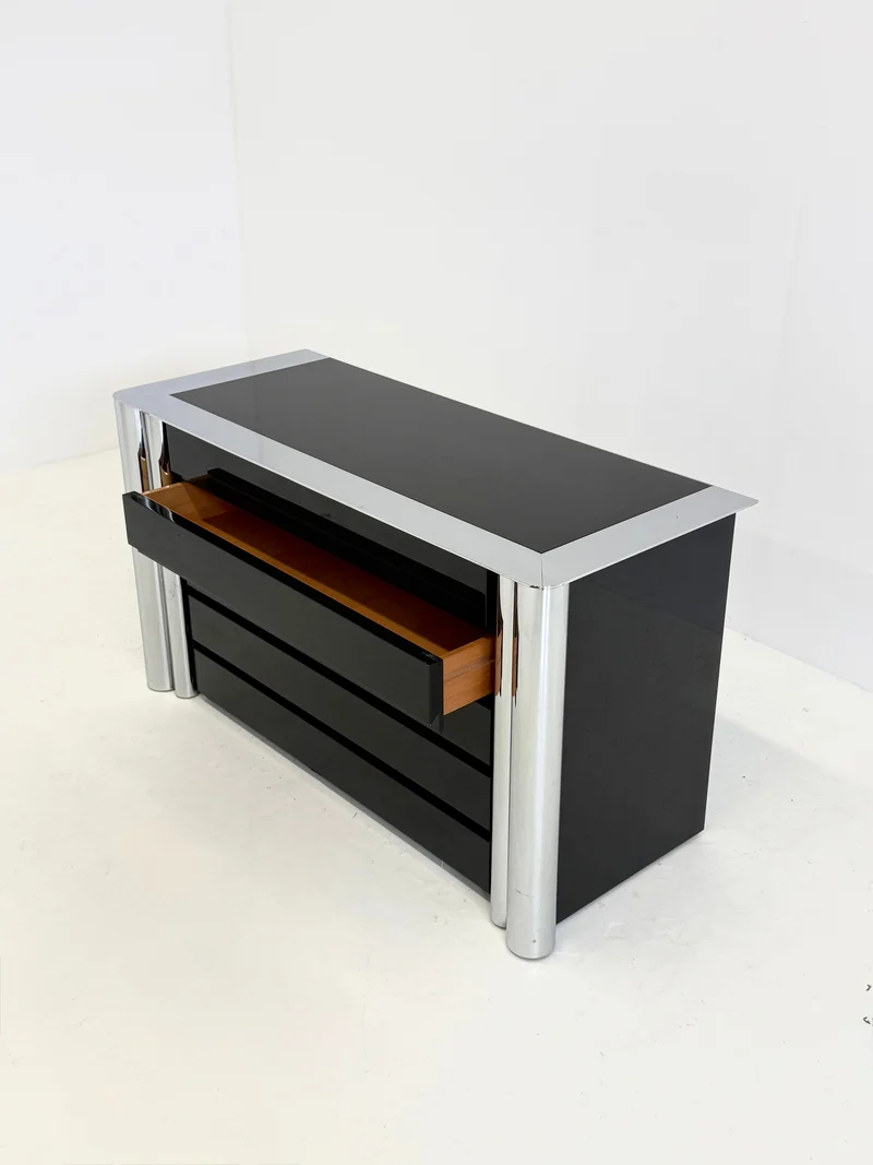 Black sideboard by Antonello Mosca for Cinova