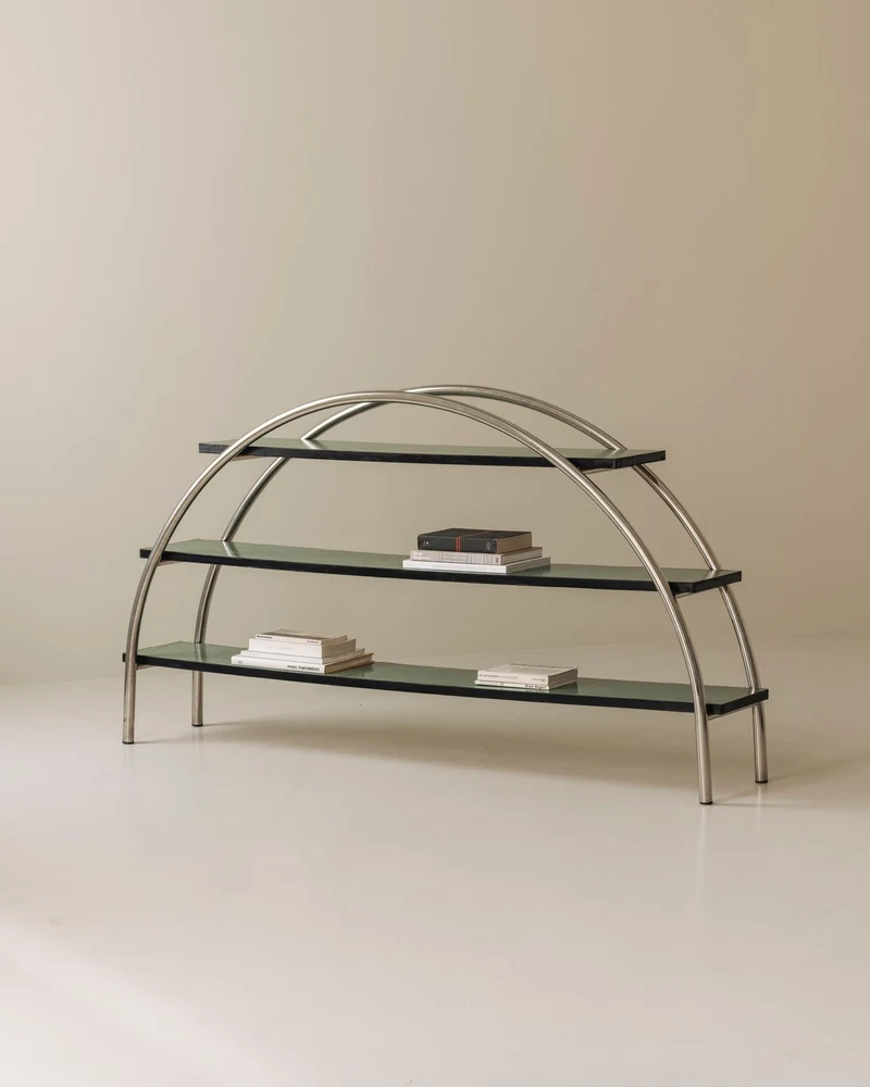 Modernist Vintage Shelving Unit, France, 1970s