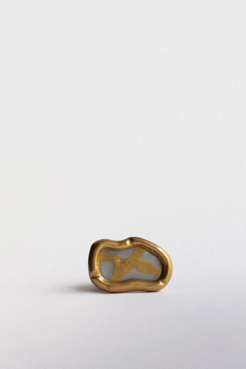 David Marshall Organic Brass Vide-Poche