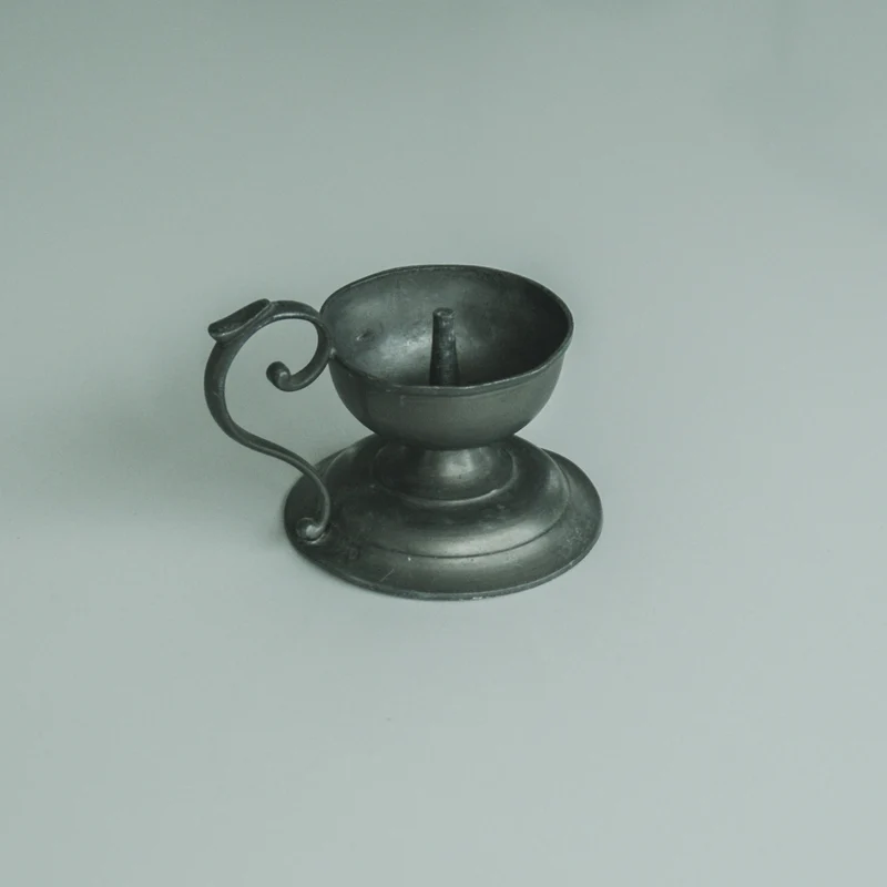 Pewter Candleholder