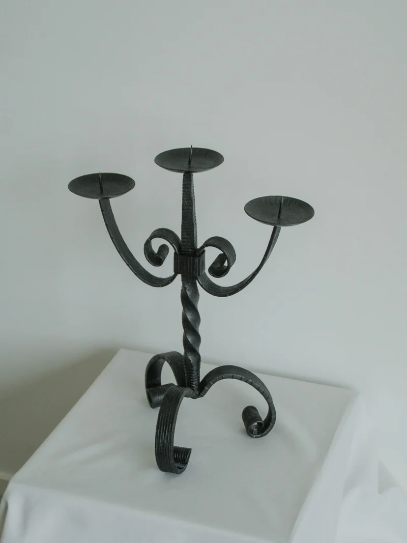 Tripod Cast Iron Candle Holder