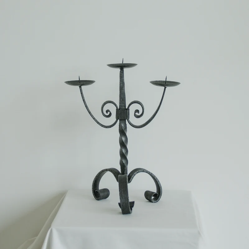 Tripod Cast Iron Candle Holder