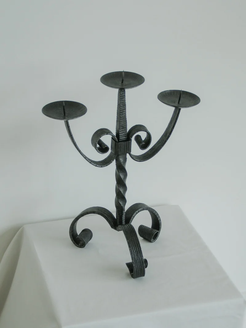 Tripod Cast Iron Candle Holder