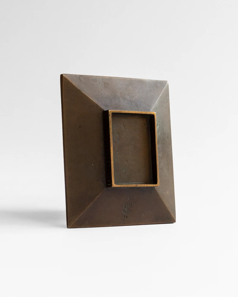 Art Deco Bronze Tray by GAB, 1930s, Sweden