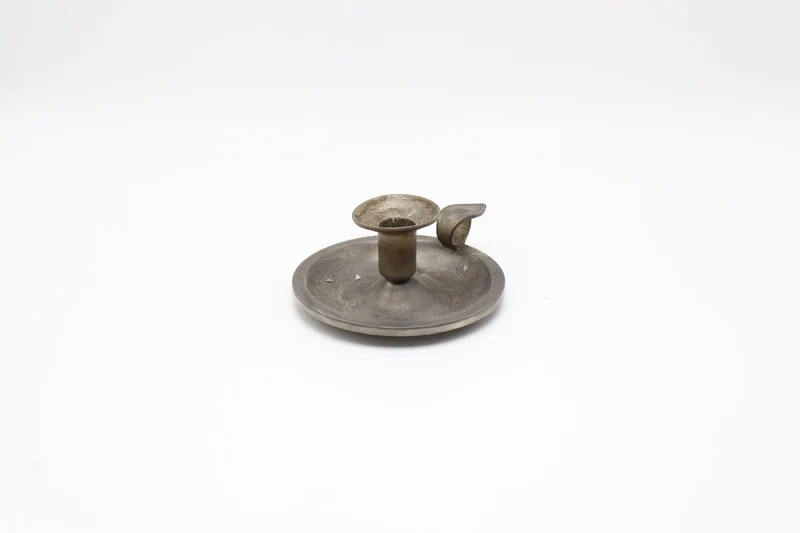 Pewter Chamberstick – France, 19th Century