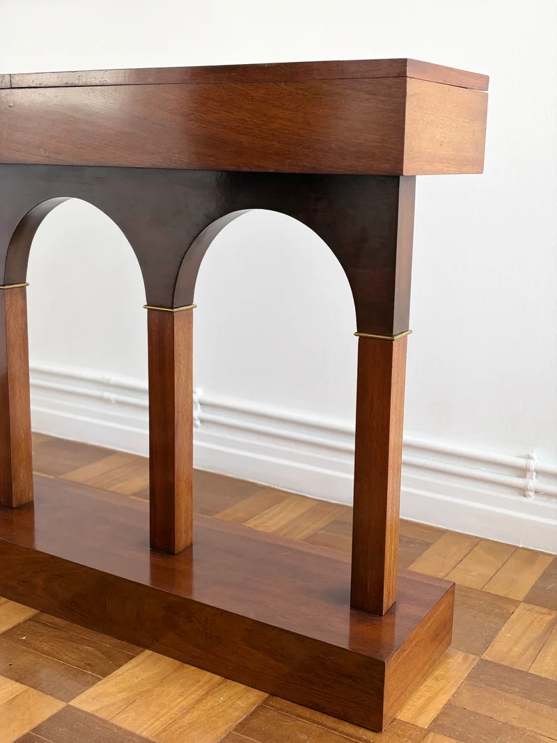 Sculptural Arcade Console, Italy, 1980s
