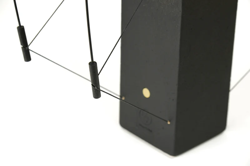 Lumia Contemporary Table Lamps in Terracotta and Gold