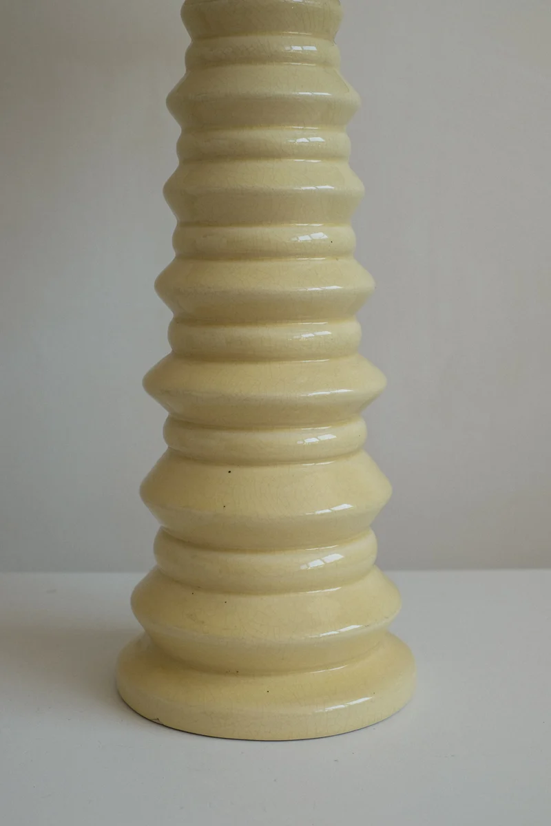 Vintage Mid-Century French Ceramic Table Lamp