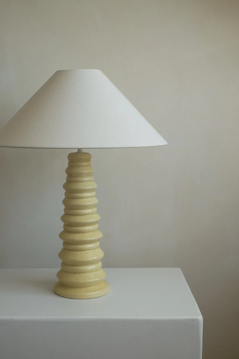 Vintage Mid-Century French Ceramic Table Lamp