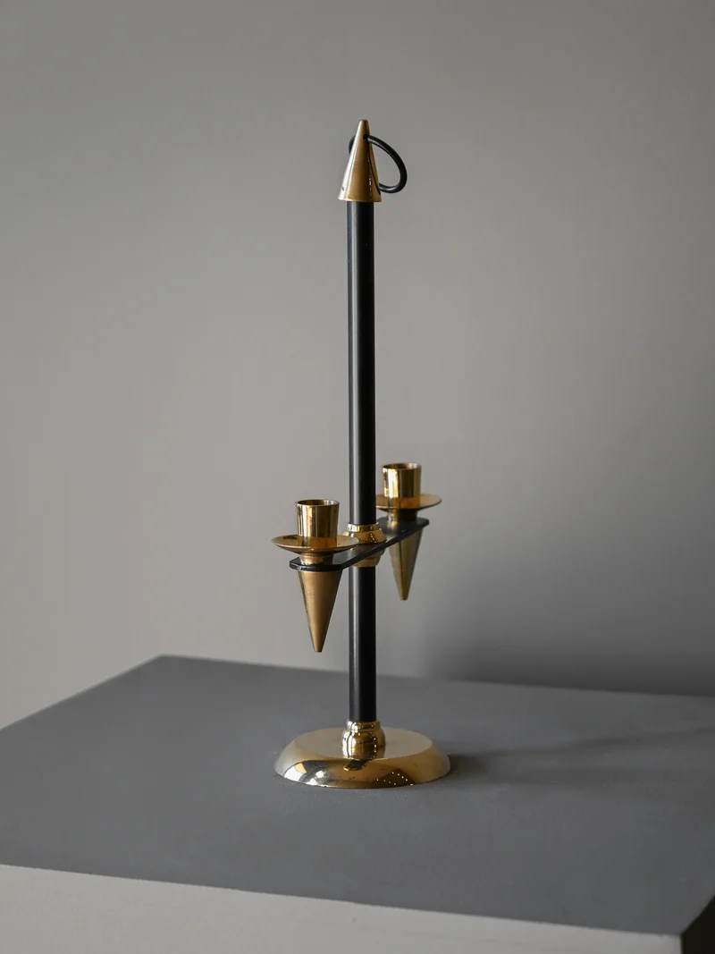 Pair of Mid-Century Italian Candleholders