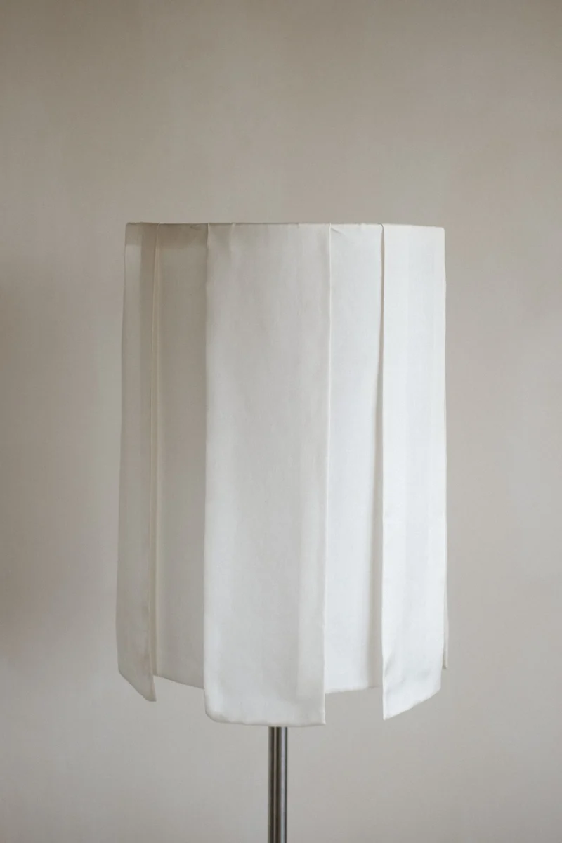 Vintage Silk Table Lamp