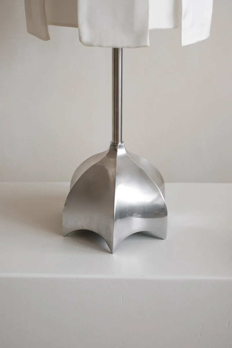 Vintage Silk Table Lamp