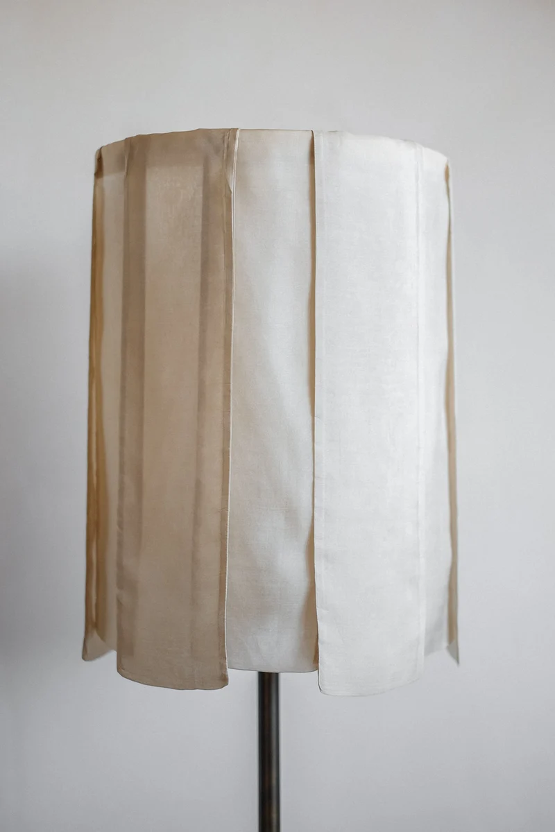 Vintage Silk Table Lamp