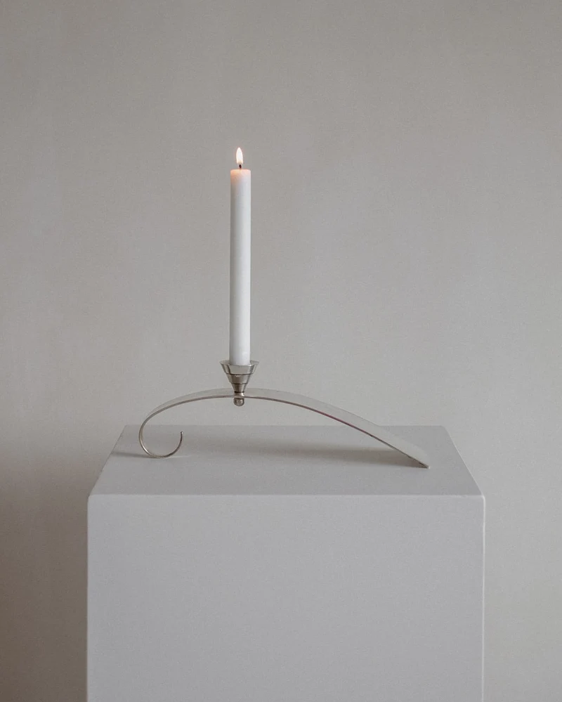 Silver Plated Candle Holder