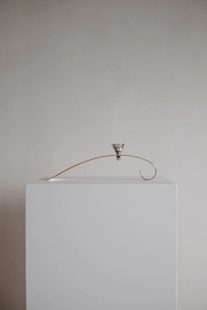 Silver Plated Candle Holder