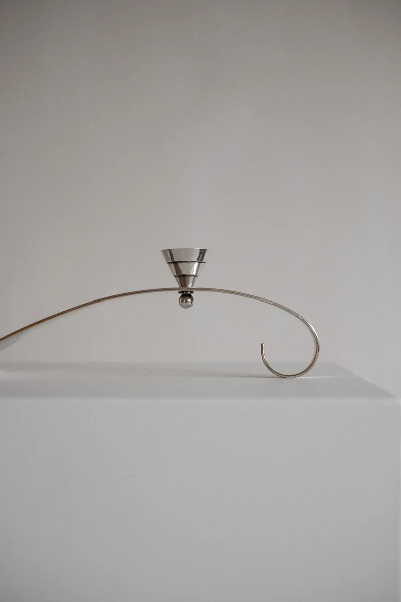 Silver Plated Candle Holder