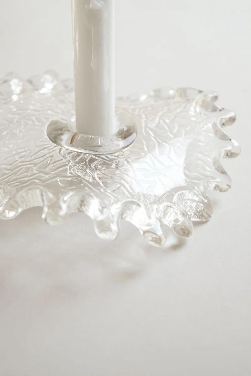 Glass Candle Holder