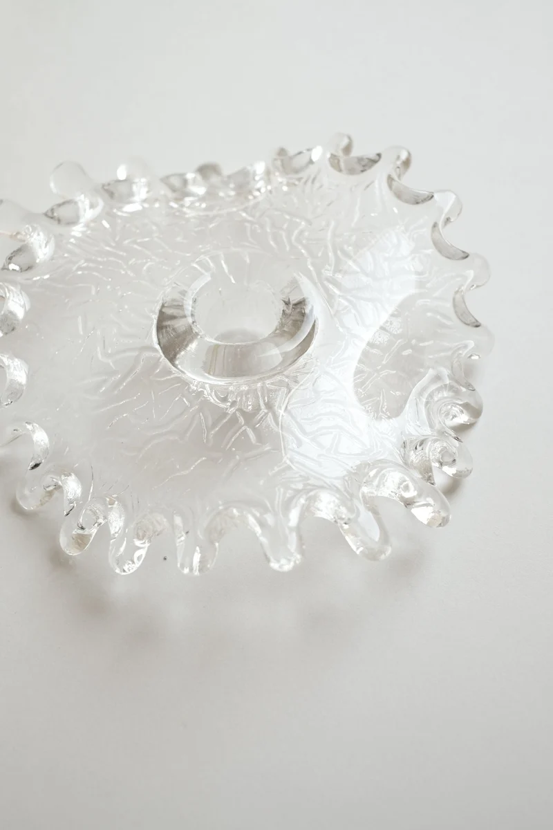 Glass Candle Holder