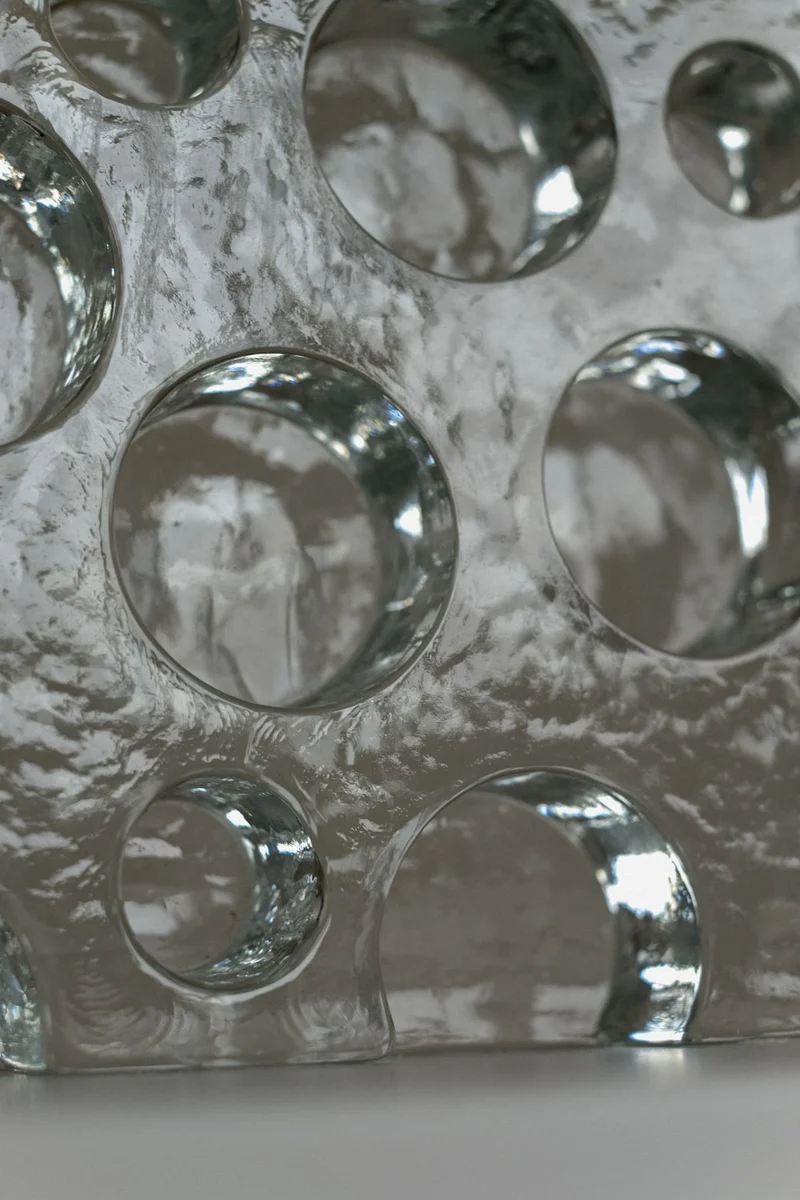 Glass Candle Holder