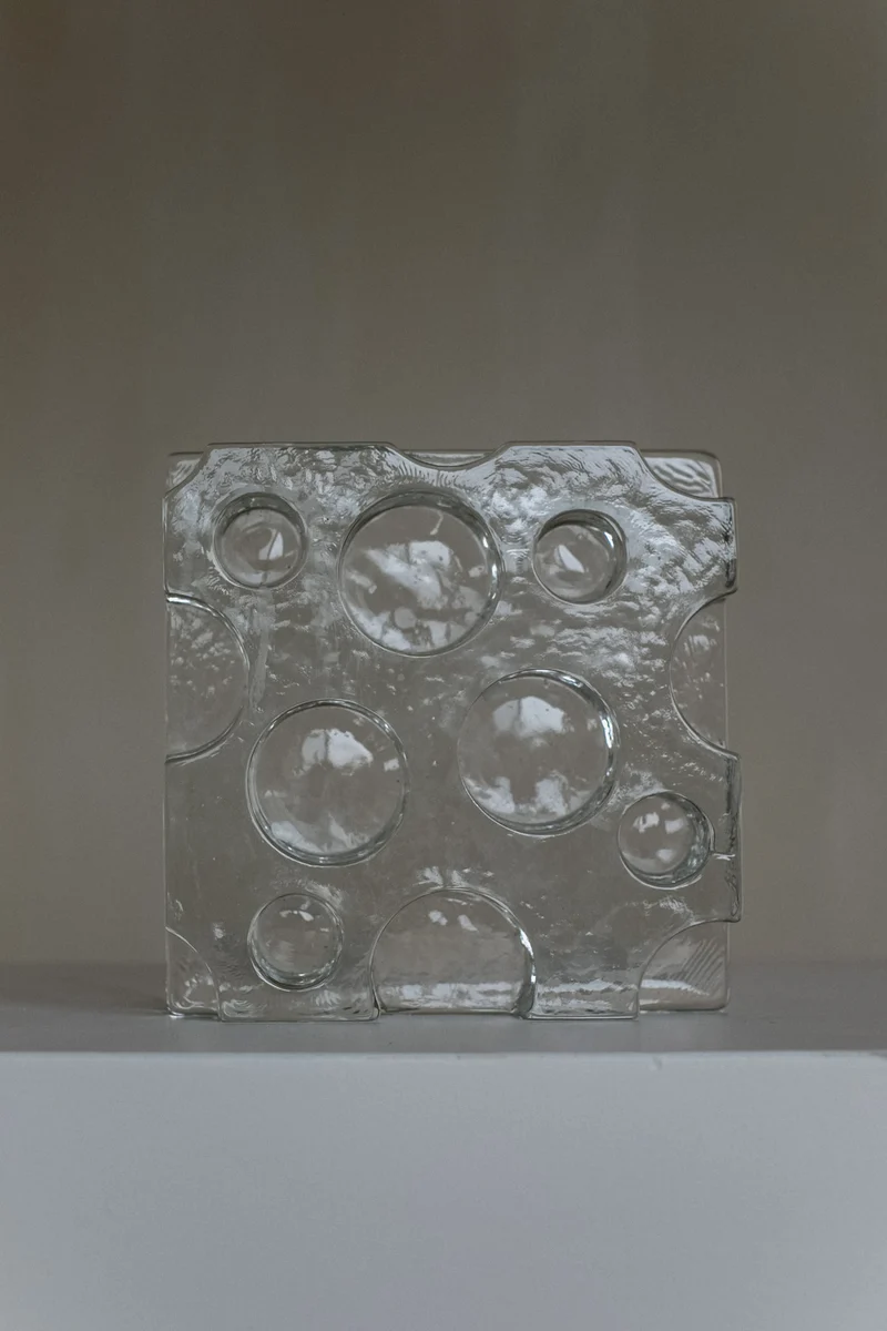 Glass Candle Holder