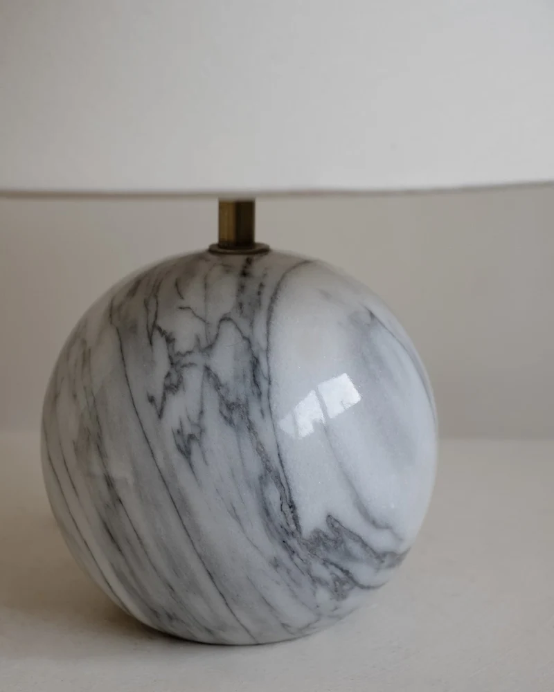 Vintage Marble Table Lamp