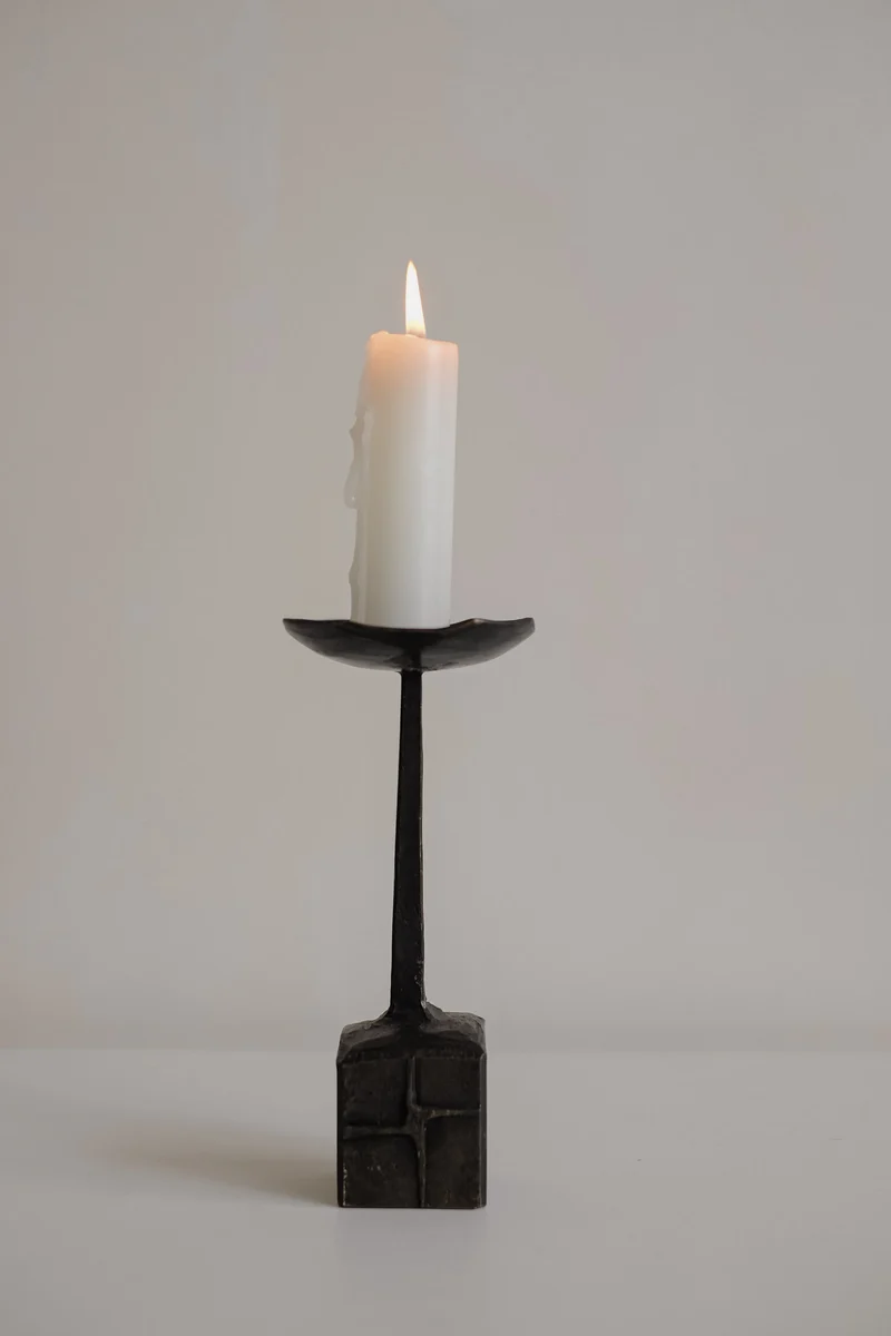 Vintage Brutalist Candle Holder