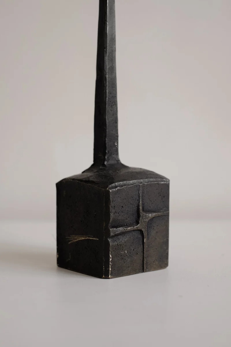 Vintage Brutalist Candle Holder