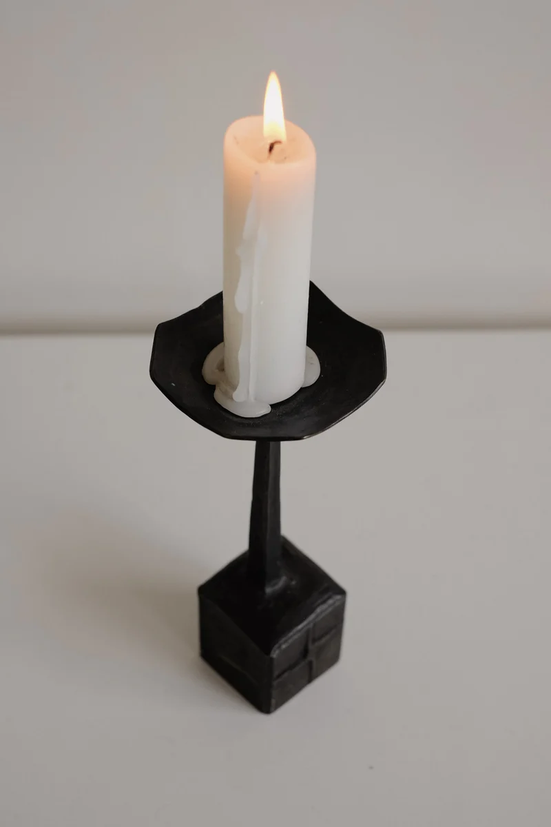 Vintage Brutalist Candle Holder