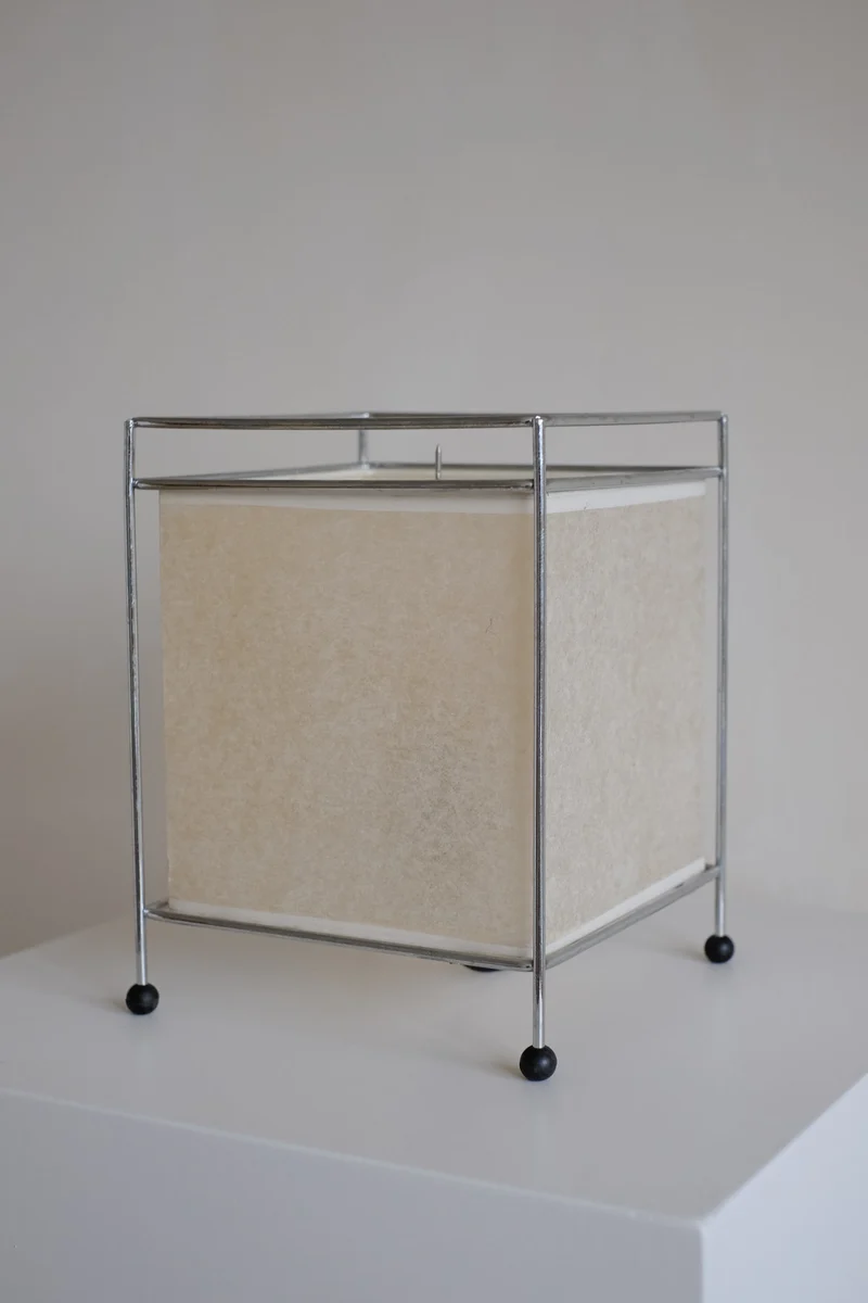 Vintage Japanese Rice Paper Table Lamp