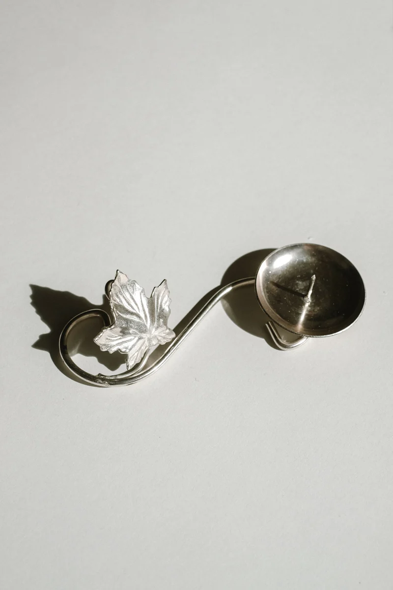Silver-Plated Candle Holder