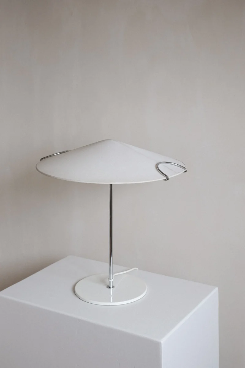 Vintage "Cello" Chrome Table Lamp 1980s