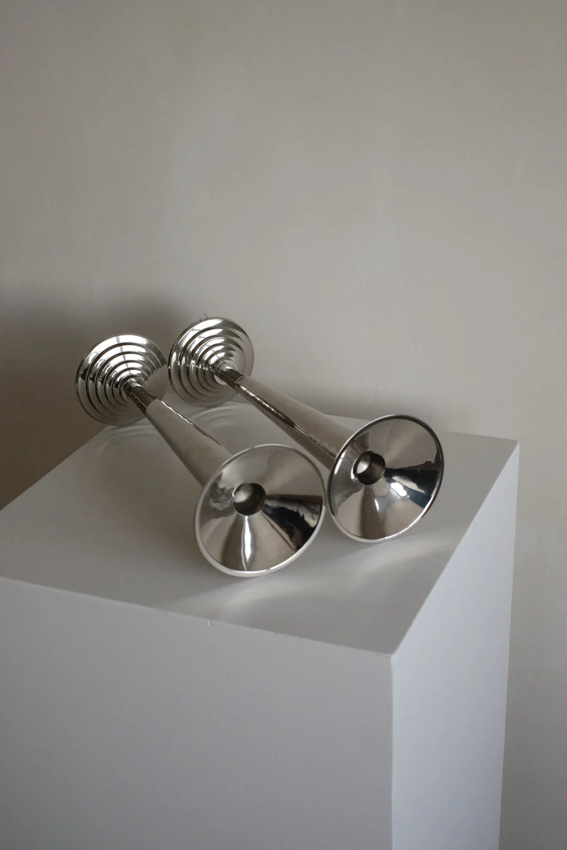 Art Deco Candle Holders
