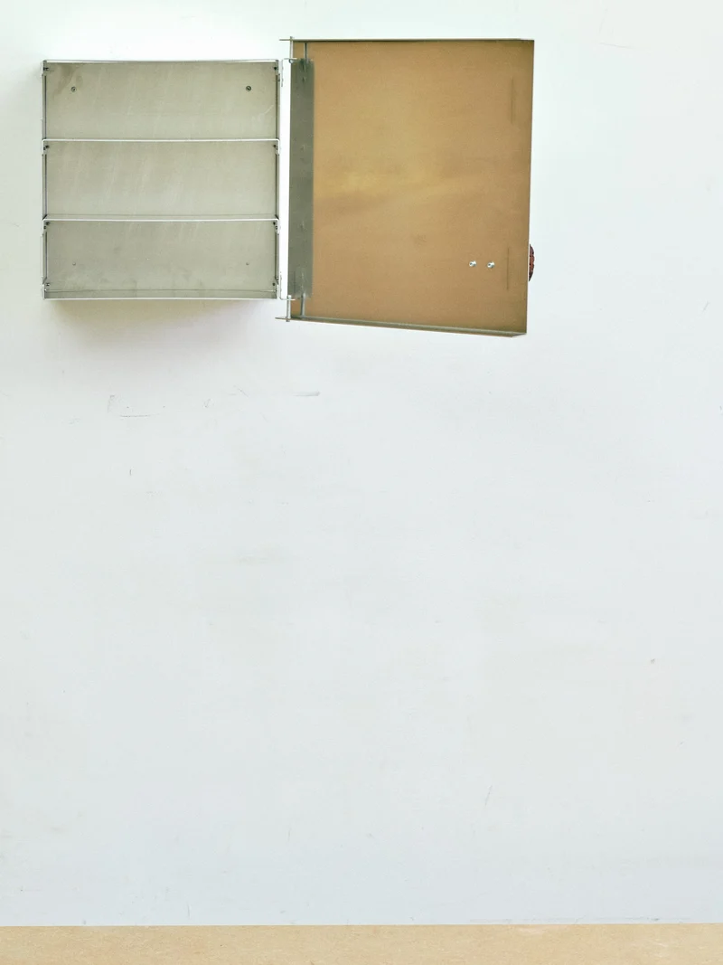 Medicine Cabinet - Metal and Wood