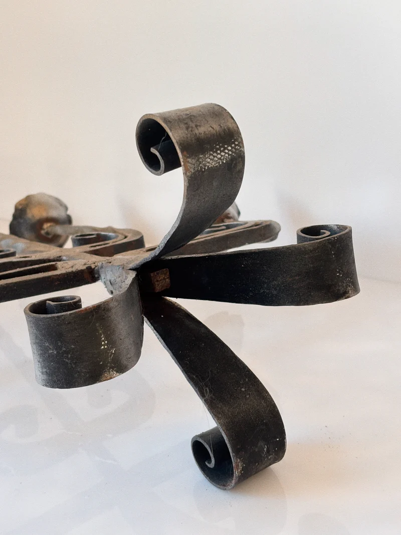 Folk Art 5 Arm Candelabra, Poland