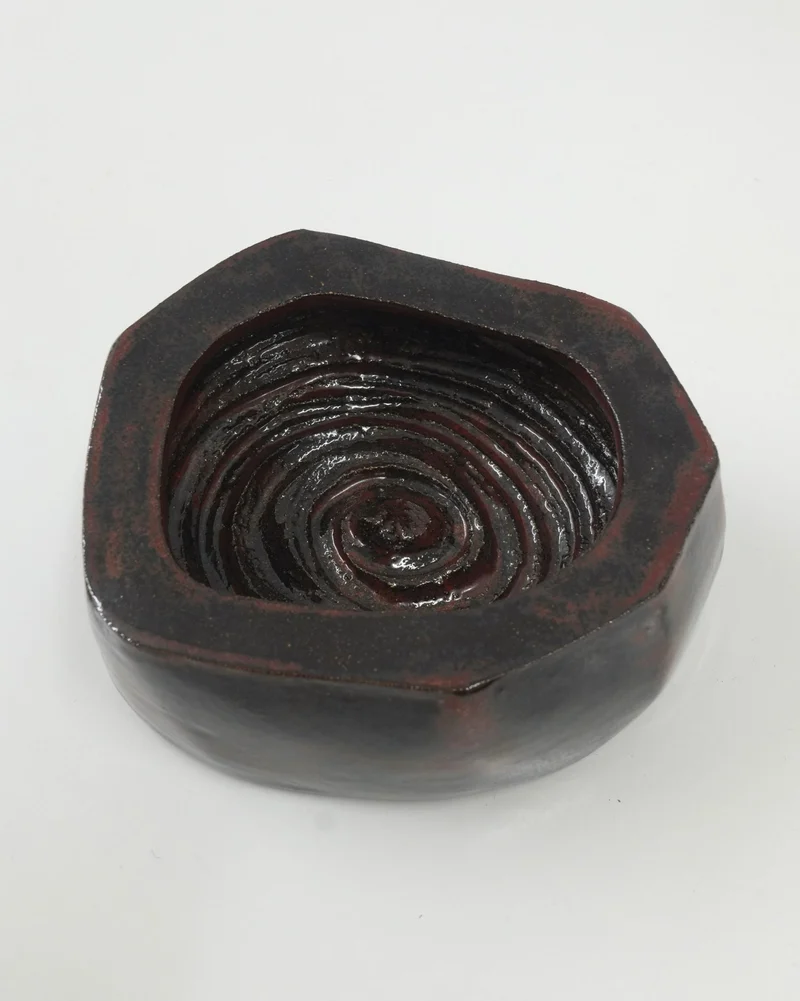 Carved Bowl (Red Iron)