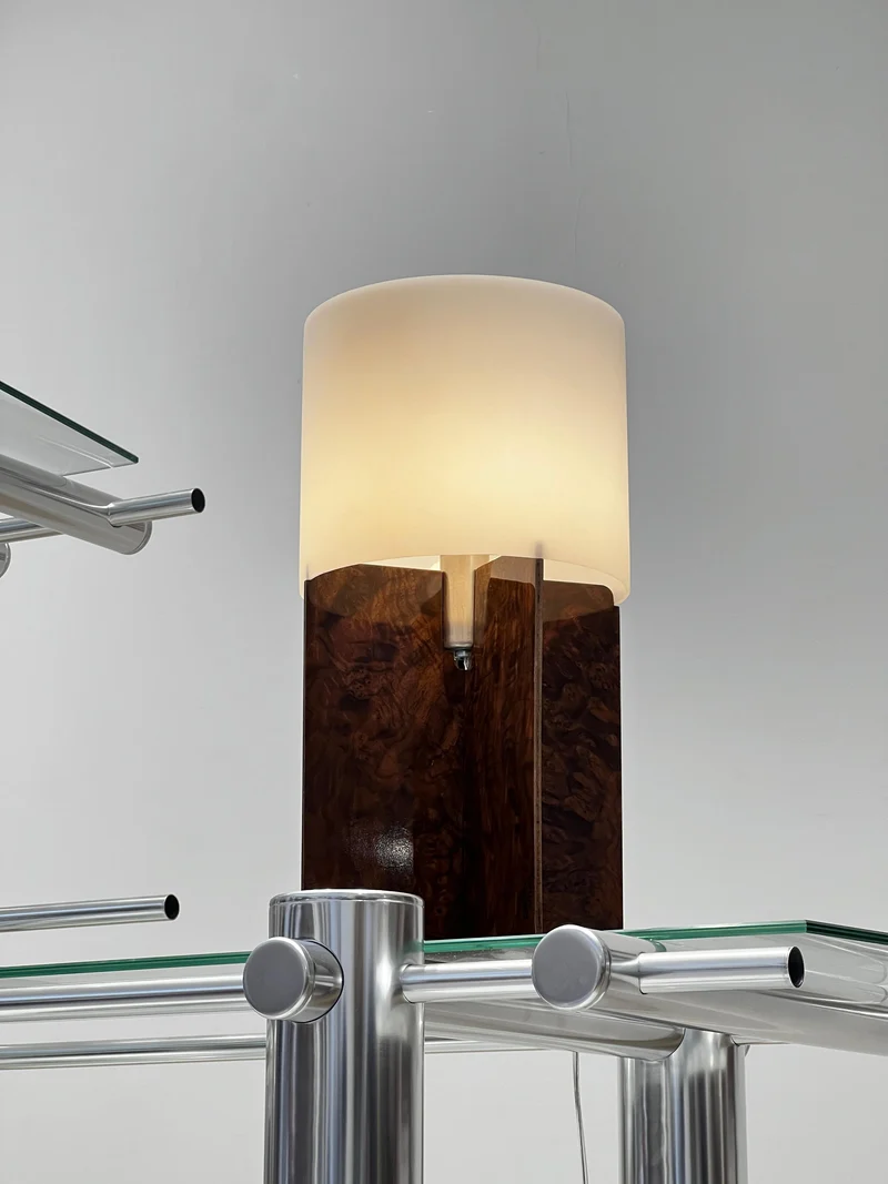 Lumix Table Lamp Walnut Wood