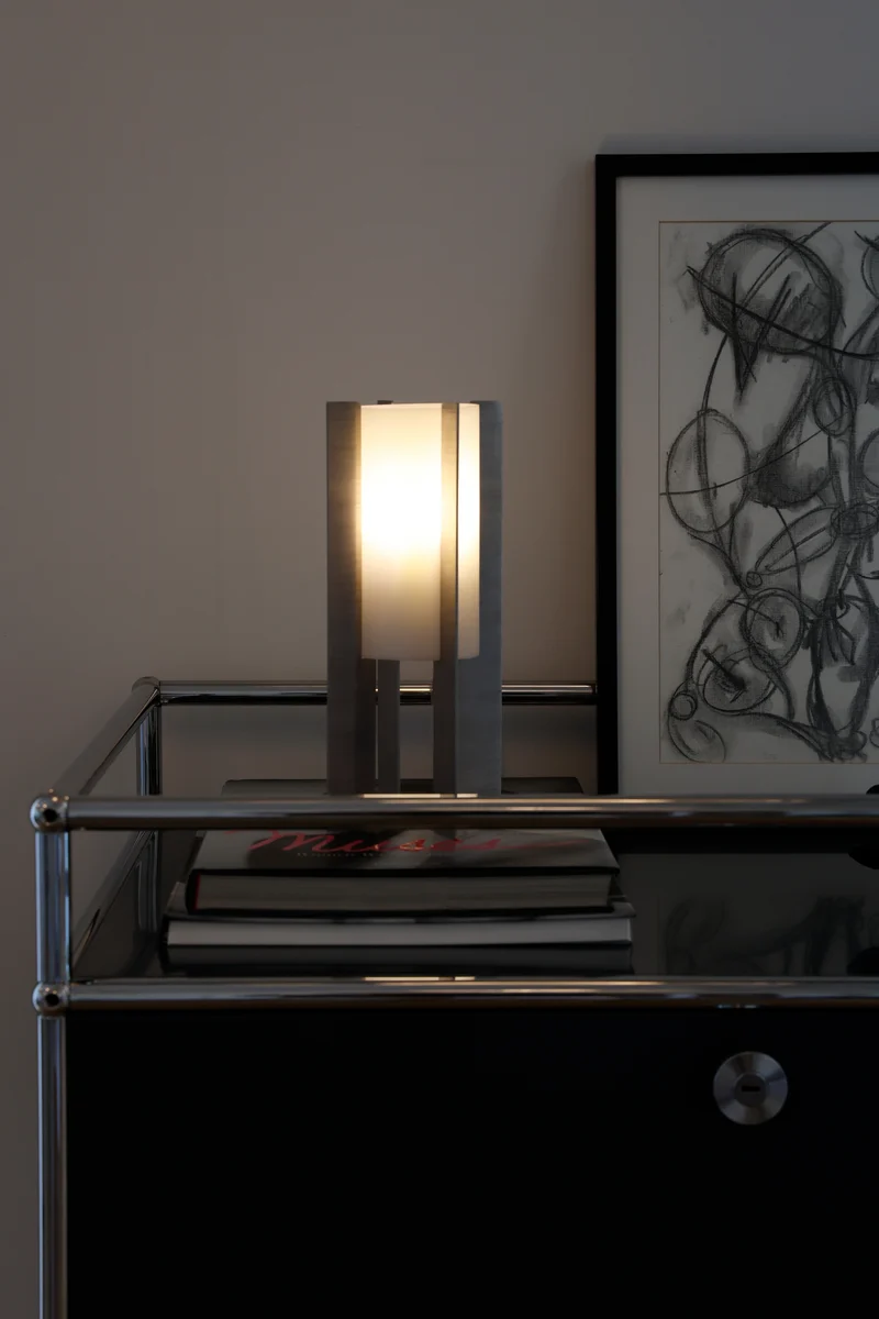 Lumix Mini Stainless Steel Table Lamp