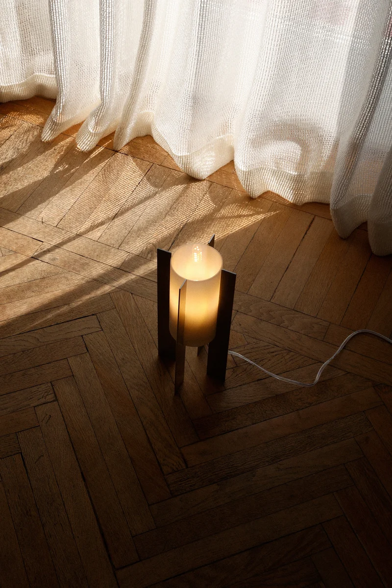 Lumix Mini Stainless Steel Table Lamp