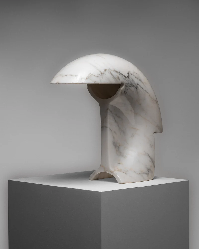 Vintage Marble Table Light "Biagio 282"