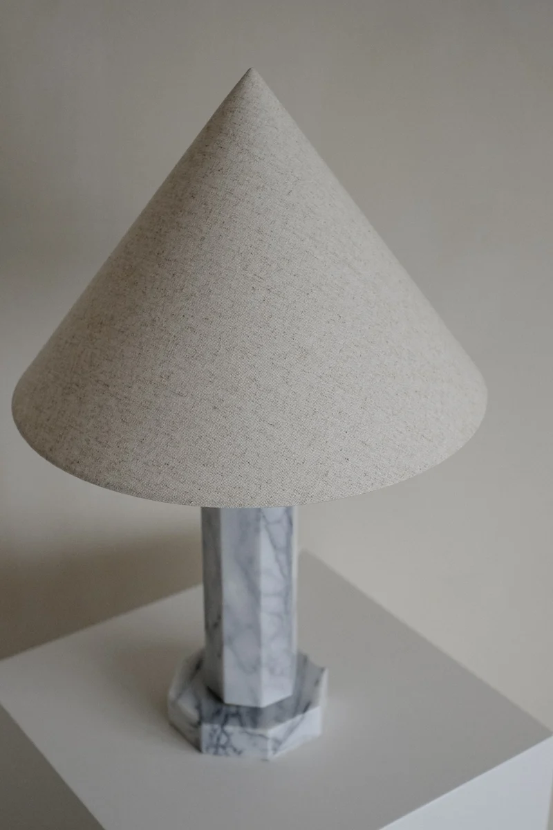 Vintage Marble Table Lamp
