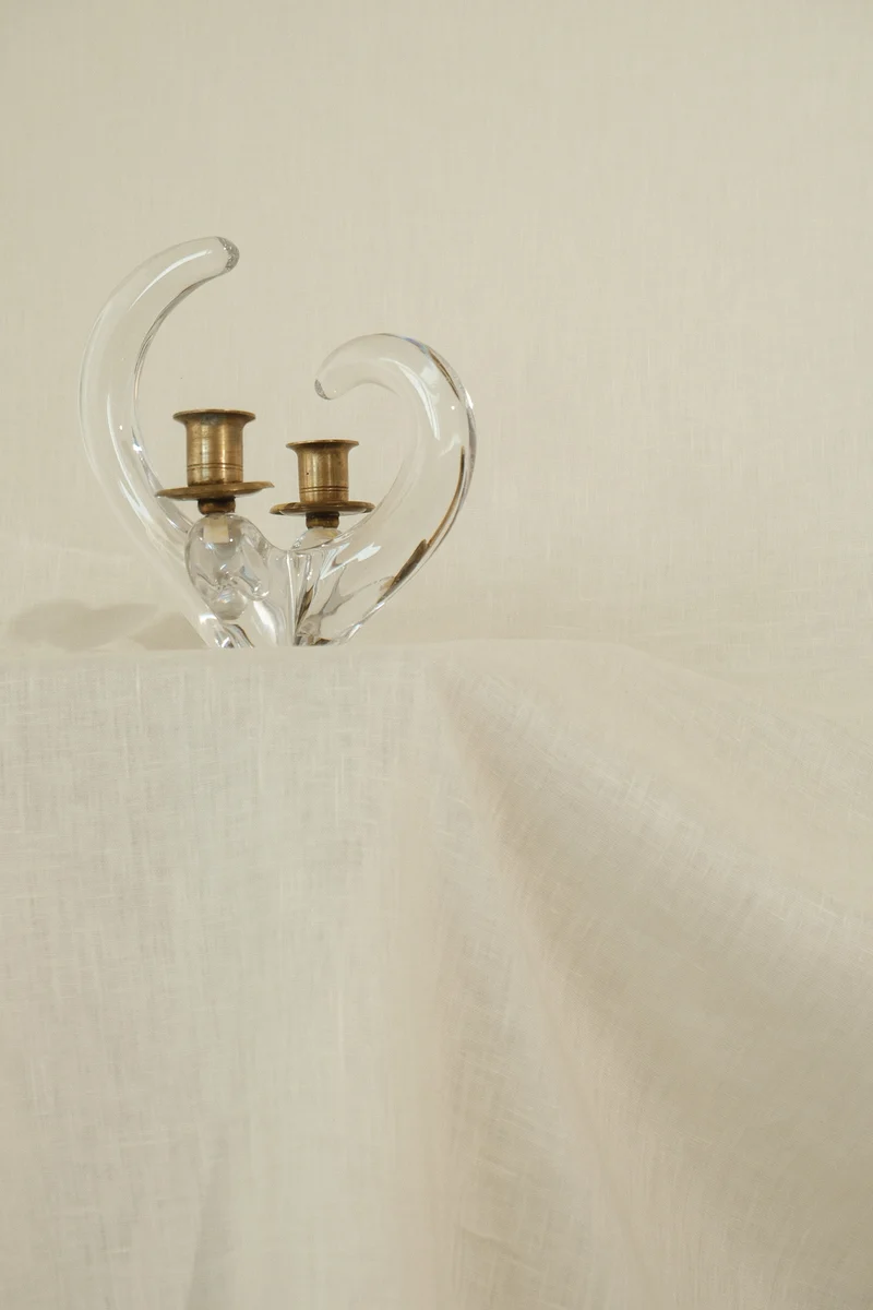 Schneider Crystal Double Candlestick