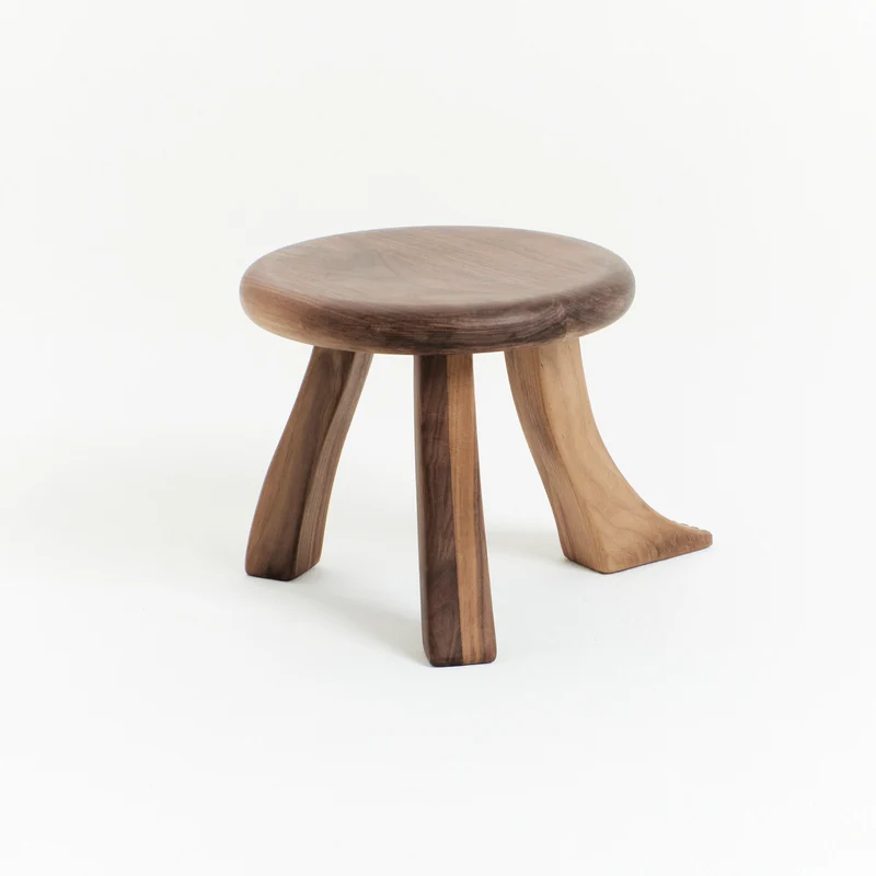 Foot Stool in Black Chestnut