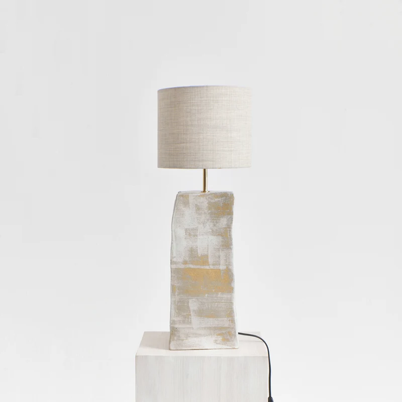 Rectangular Ceramic Table Lamp
