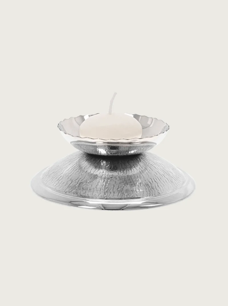 925 Silver Candle Holder Base