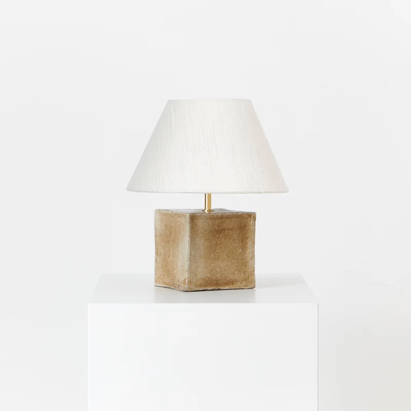 Arouca Ceramic Table Light Brown Sugar