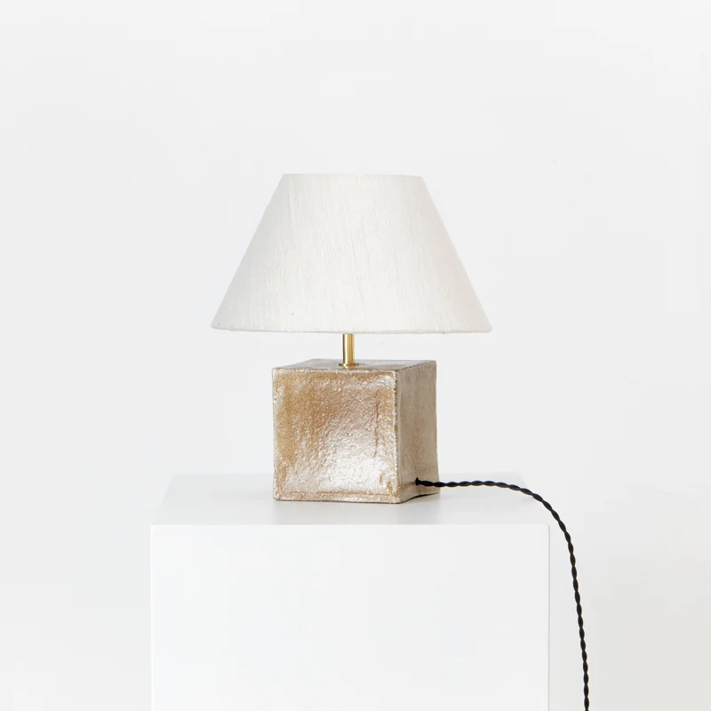 Arouca Ceramic Table Light Brown Sugar
