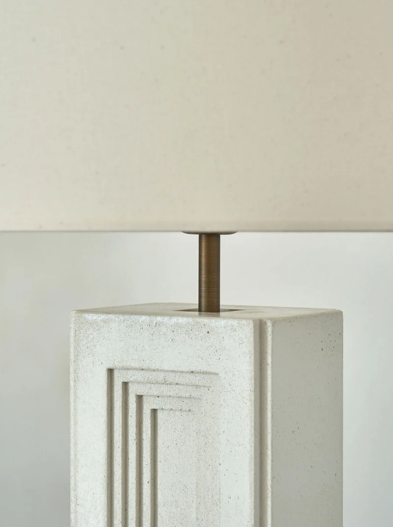 Brutalist Nini Concrete Table Lamp