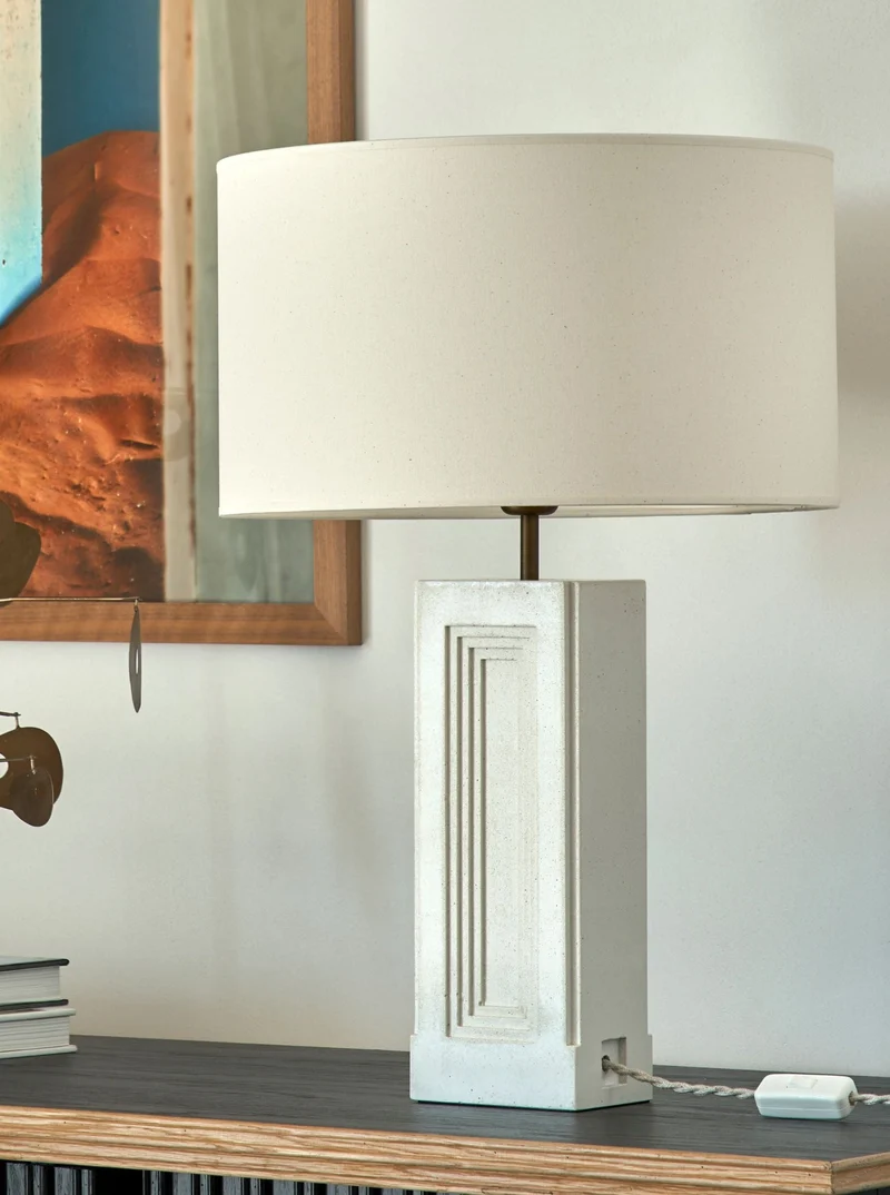 Brutalist Nini Concrete Table Lamp